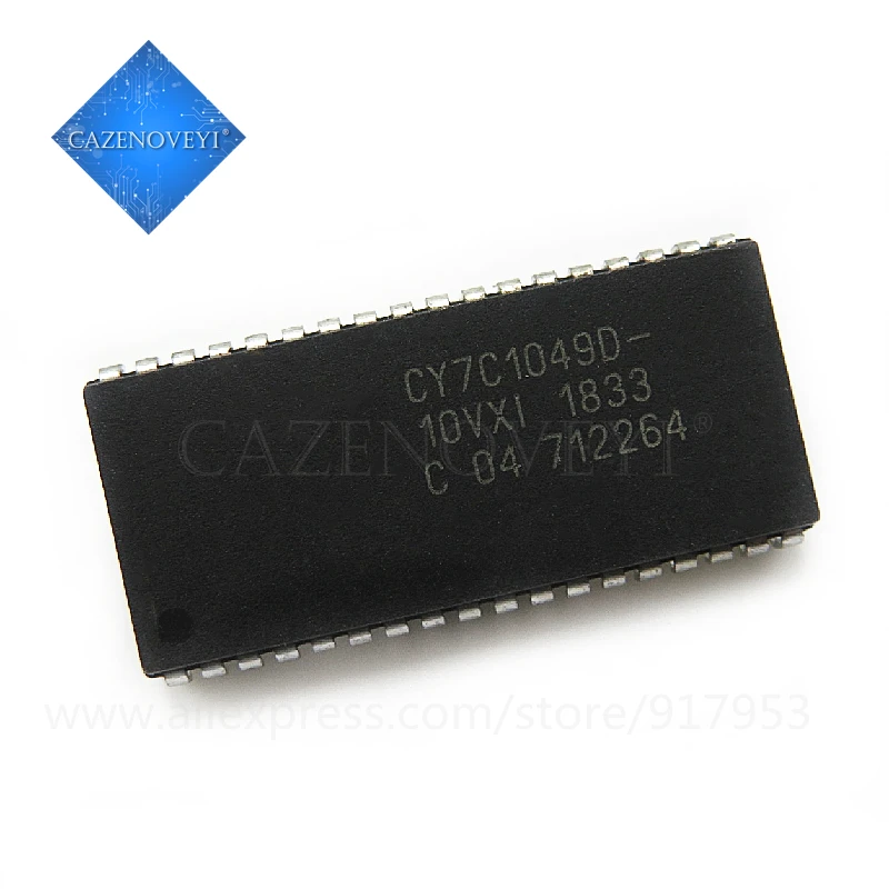 10pcs/lot CY7C1049D-10VXI CY7C1049D SOJ-36 SRAM 4MBIT 10NS IC Best quality In Stock | Электронные компоненты и