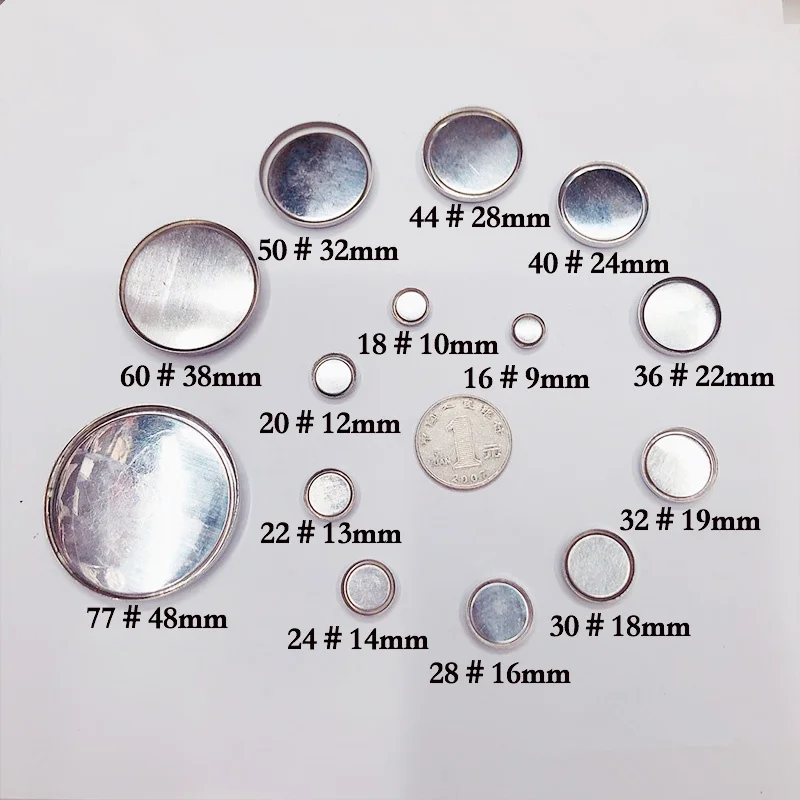 Satin Cloth Buttons 500set Fabric Cloth Covered Button Component DIY Handmade Craft