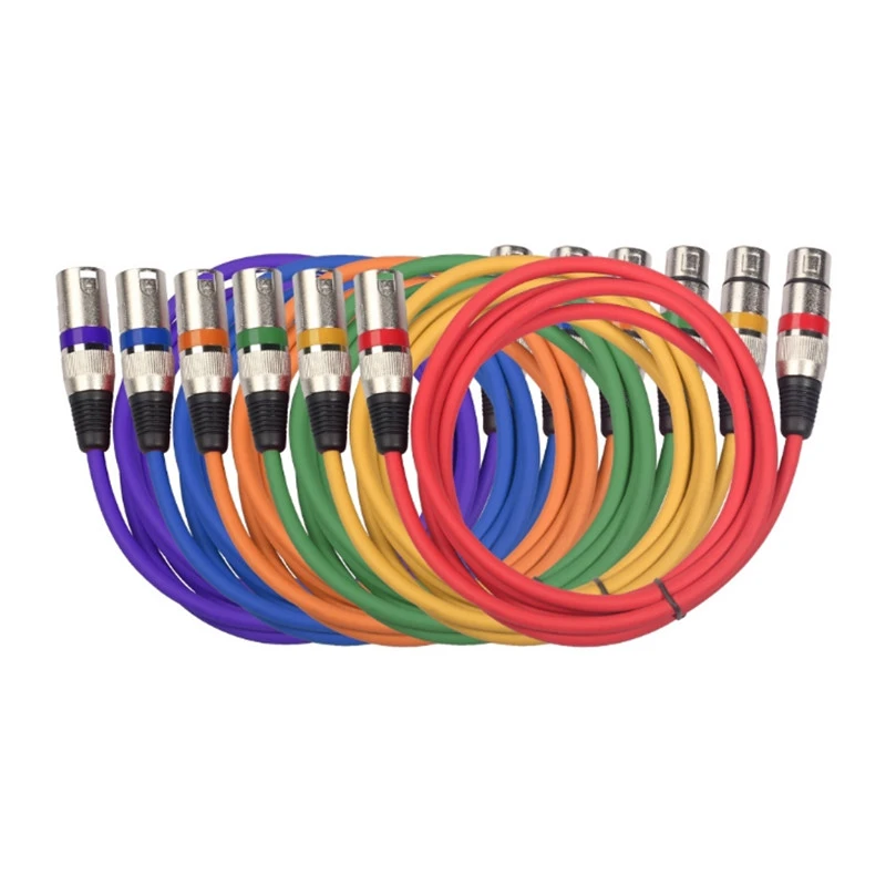 3Pin XLR Cable Male to Female Canon Plug Audio Cable Shielded 1PC For Mixer Microphone Amplifier