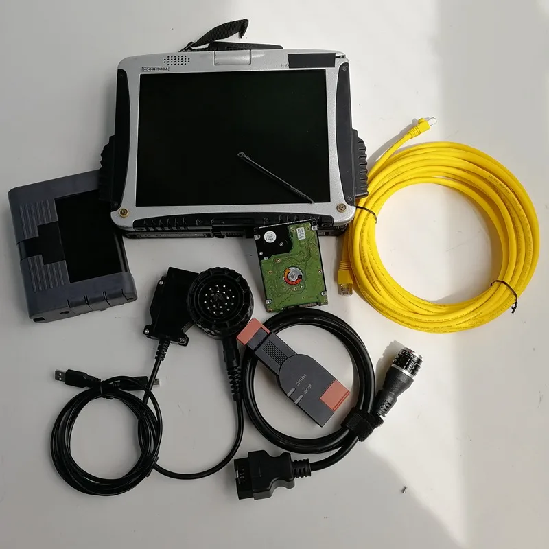 

For BMW Icom A2+B+C with V09.2019 Software ISTA-D 4.18 ISTA-P 3.66 in Used Laptop CF-19 and 500GB HDD for Auto Diagnostic