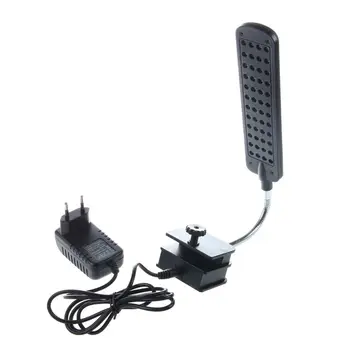 

48 LED lamp clip Blue White + European standard adapter for fish aquarium