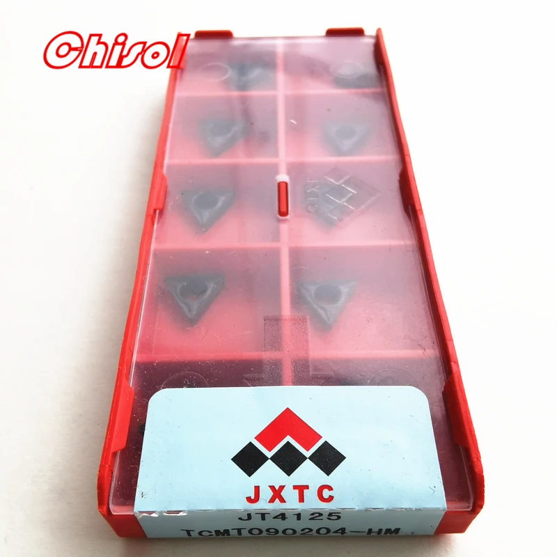 

free shipping TCMT090204-HM JT4125 JT4025 cnc carbide turning inserts cutter for steel suited STFCR/STUCR/STWCR
