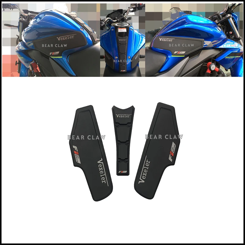 for Suzuki 150  Motorcycle High quality Motorcycle Tank Traction Side Pad Gas Fuel Knee Grip Decal