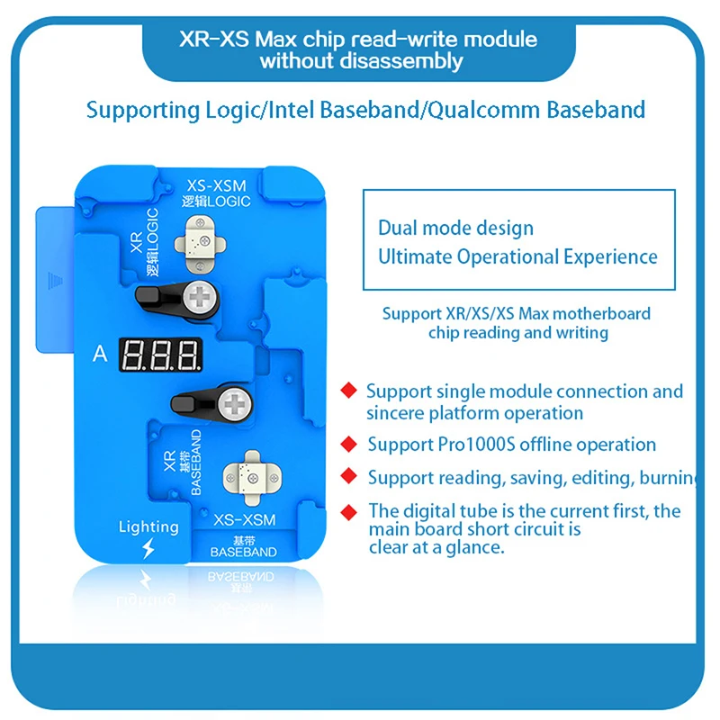 Ferramenta de Reparo para o Iphone Lógica Baseband Eeprom ic Chip Programador Ler Escrever 4 5 6 s 7 p 8 x xs Max jc Pro1000s