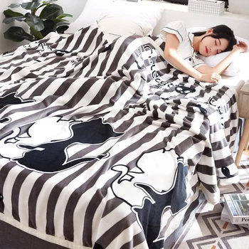 

Light And Warm Blanket For Airplane And Picnic Spring/Autumn Warm Thick Blanket Raschel Super Soft Warm Blanket Play On Sofa