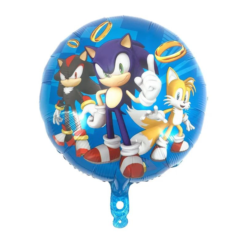 1 шт. 18 дюймов Соник Ежик воздушный шар супер герой Sega игра фанаты фольги