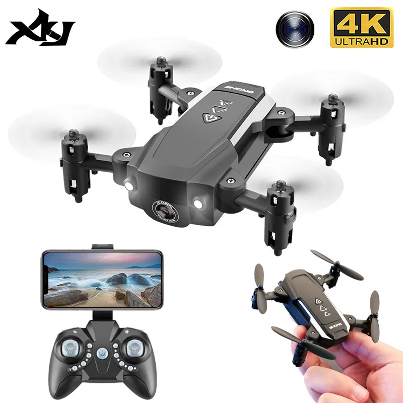 Мини Дрон XKJ складной с камерой 4K HD Wi Fi FPV|Радиоуправляемые вертолеты| |