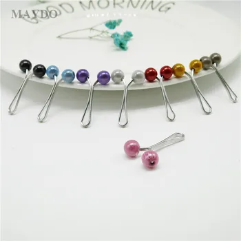 

SP141 12Pcs Muslim Hijab Clip Brooch Pins Scarf Safety Clip Women Wedding Pin