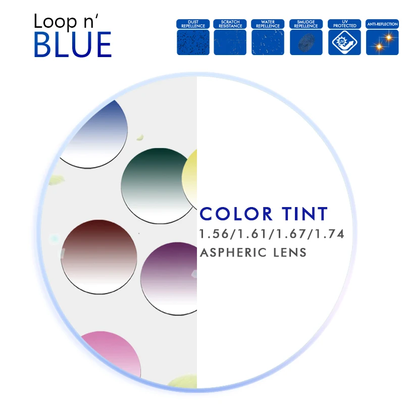 

1.56 1.61 1.67 Sunglasses lens UV400 color tint sun glasses Lens eyeglasses Lens Myopia Hyperopia prescription Gradient Lenses
