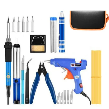 

Soldering Iron Combination Kit 110V60W Temperature Control Welding Tool Box Electronic Repair Tools