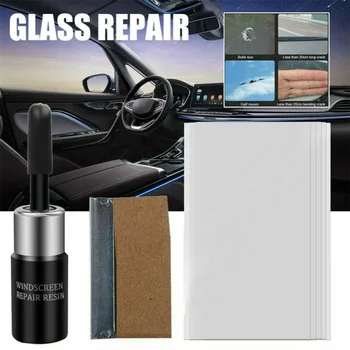 

Cured Repair Tool Film Kit Glass Crack Damage Fluid Accessories Cutter