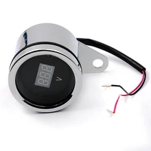 12V Цифровой светодиодный дисплей Панель Вольтметр дисплей для автомобиля мотоцикла универсальные аксессуары