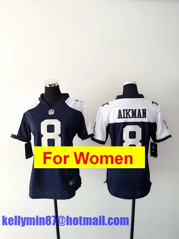 Красный Stitiched, Dallas s, Tony Romo, Emmitt Smith, Cole besley, Sean Lee, Jason Witten, Ezekiel Elliott, для женщин Джерси - Цвет: Красный