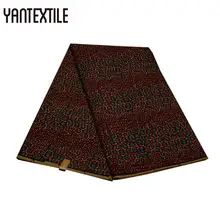YANTEXTILE полиэстер воск африканская ткань Анкара воск Tissu Африканский нигерийский принт батик ткань Анкара настоящий воск для свадьбы