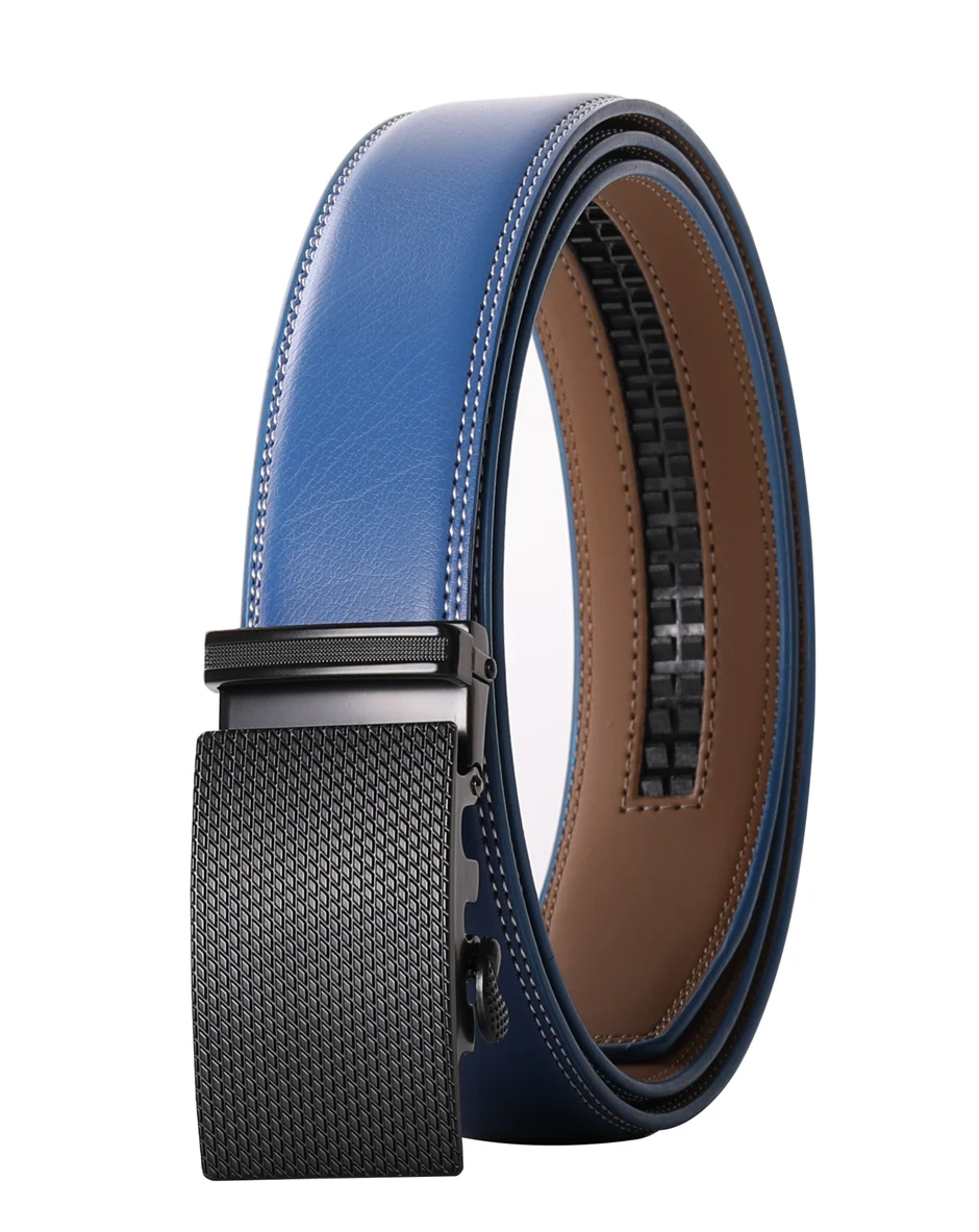 Ceinture cuir grainé python - Cuir du Voyageur