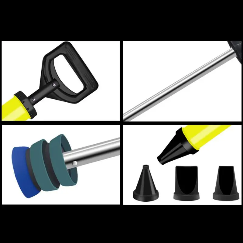 P82C Caulking Gun Cement Lime Pump Grouting Mortar Sprayer Applicator Grout Filling Tools 4 Nozzles