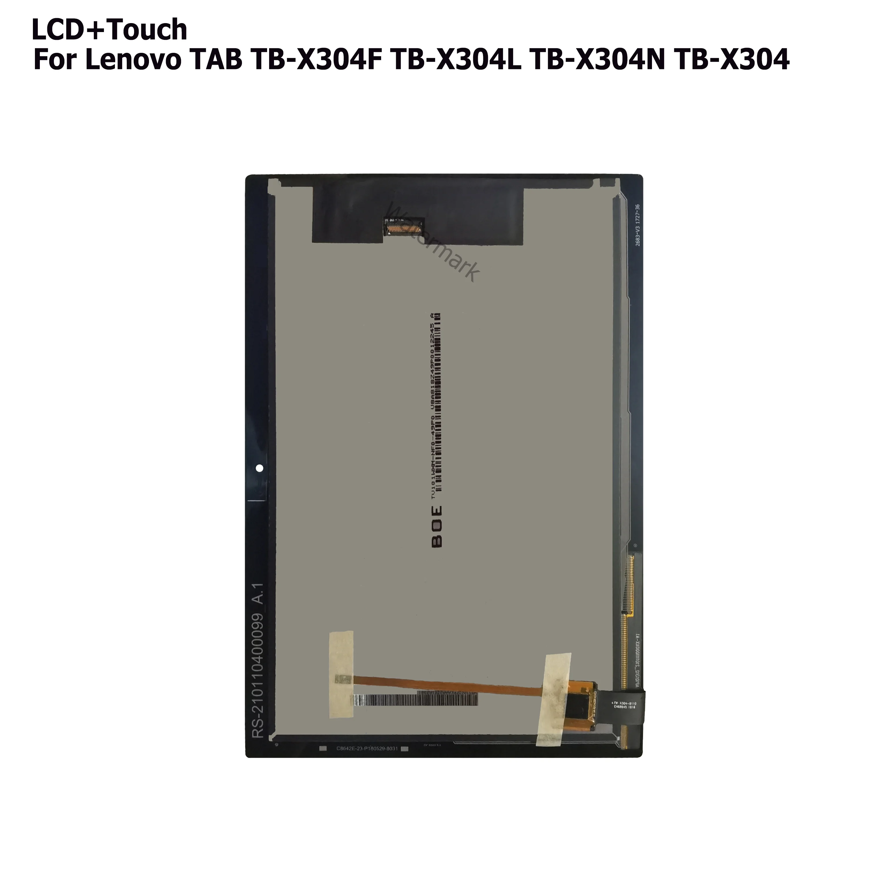 LENOVO Tab 4 TB-X304F TB-X304L TB-X304N 10.1 Schermo Touch Vetro Digitalizzatore Bianco 
