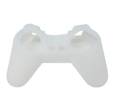 White Защитный кожаный чехол для PS1 игровой контроллер playstation Противоскользящий мягкий силиконовый камуфляжный чехол джойстик колпачки - Цвет: White