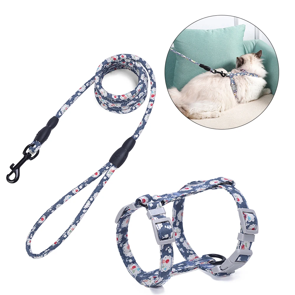 Japanese style Cat Collar Harness Adjustable Leash Outdoor Walking For Small Medium Cat Cat Rabbit Harness Belt Pet Tools New Japanese style Cat Collar Harness Adjustable Leash Outdoor Walking For Small Medium Cat Cat Rabbit Harness Belt Pet Tools New