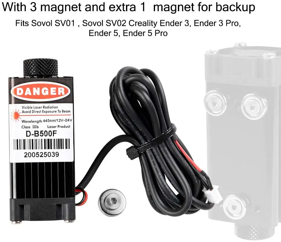 Sovol Laser Engraving Module Head Kits 500mW Compatible with SV01