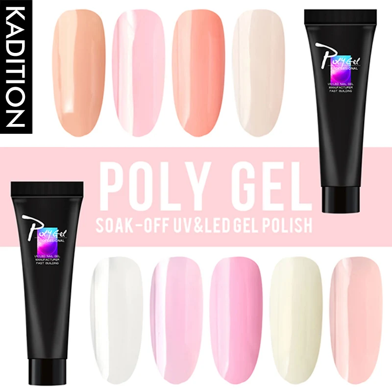 

Poly Gel Acrylic Gel for Manicure Sets Transparent Camouflage Color Tip for Nails Shape Brush UV Gel Polygel for Nails Art