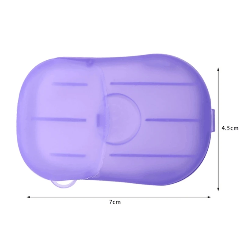 20 шт./компл. мыло в мини формате бумага цветочный ароматизированный портативный
