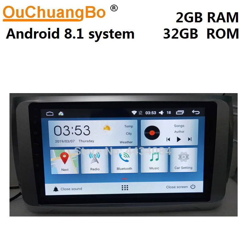 Flash Deal Ouchuangbo car audio gps navi for Great Wall Haval H6 coupe 2016-2018 support 4 core SWC wifi 2+32  android 8.1 Free Russia map 1