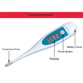 

Armpit Mouth Temperature Measurement LCD Temperature Tester for Children Adults