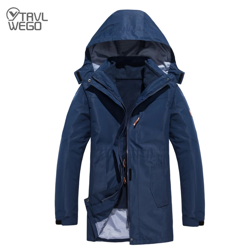 TRVLWEGO 3 in 1 Mannen Winter Warme Jas Camping Lange Jas Waterdicht Ski Snowboard Vissen Wandelen Outdoor Jas Vrouwen Winddicht TRVLWEGO 3 in 1 Mannen Winter Warme Jas Camping Lange Jas Waterdicht Ski Snowboard Vissen Wandelen Outdoor Jas Vrouwen Winddicht