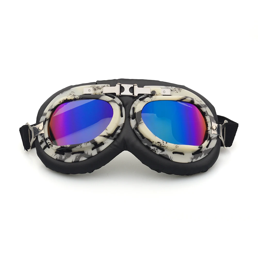 

Motorcycle Sunglasses for Harley Chopper Cruiser Scooter Bob Bike Riding Racing Goggles Pilot Helmet Glasses