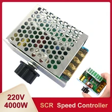 

AC 220V Electronic Voltage Regulator Dimming Speed Temperature Regulation Control Switch 4000W High Power Thyristor