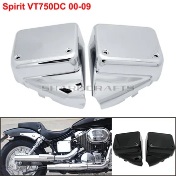 

Motorcycle Battery Side Fairing Covers For Honda Shadow Spirit VT750 DC 2000-2009 Black Widow 2000-2007 Panel Frame Protector