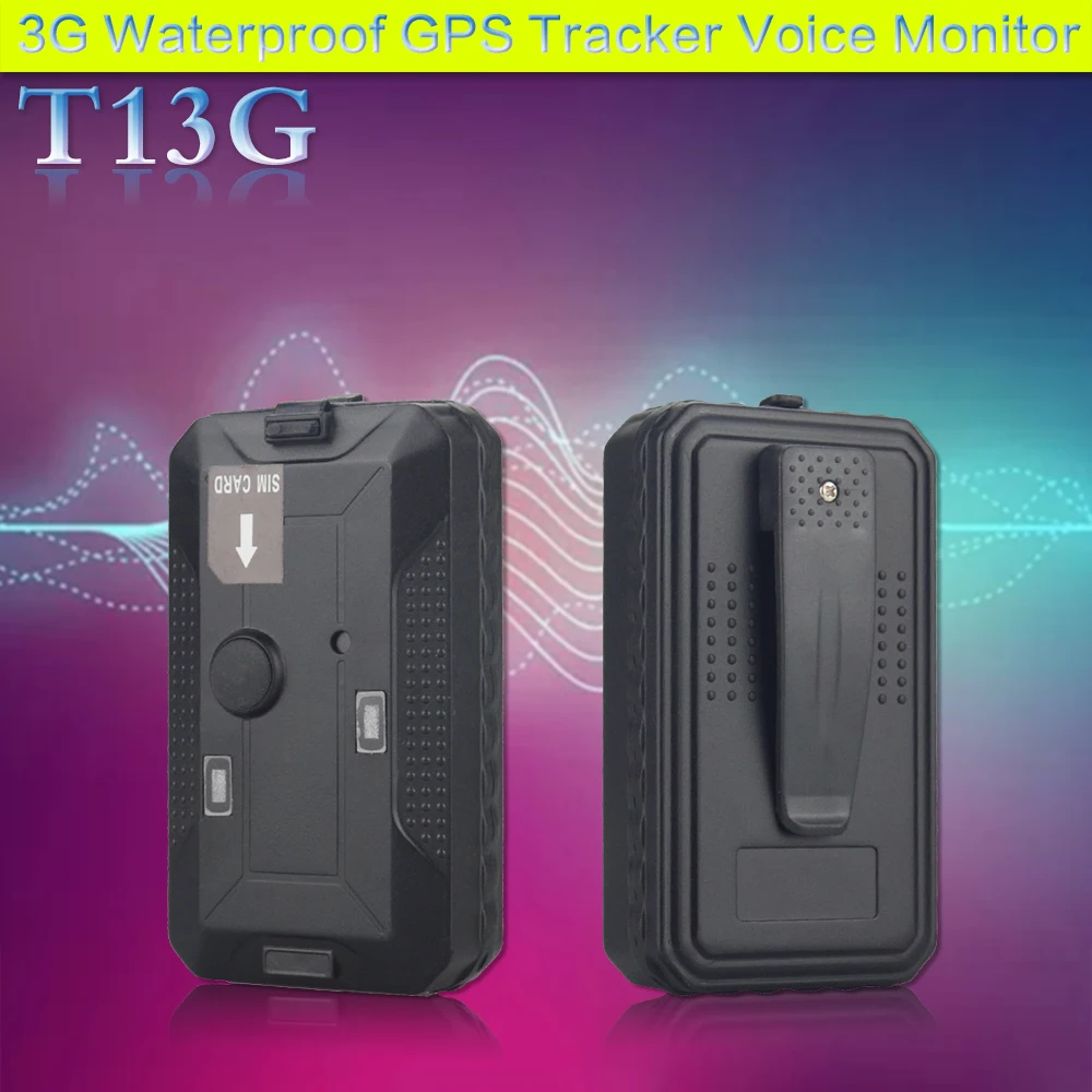 T1 3g Портативный gps трекер 3g устройство слежения с IPX7 водонепроницаемый gps+ GSM+ wifi позиционирование Встроенный датчик движения для экономии энергии