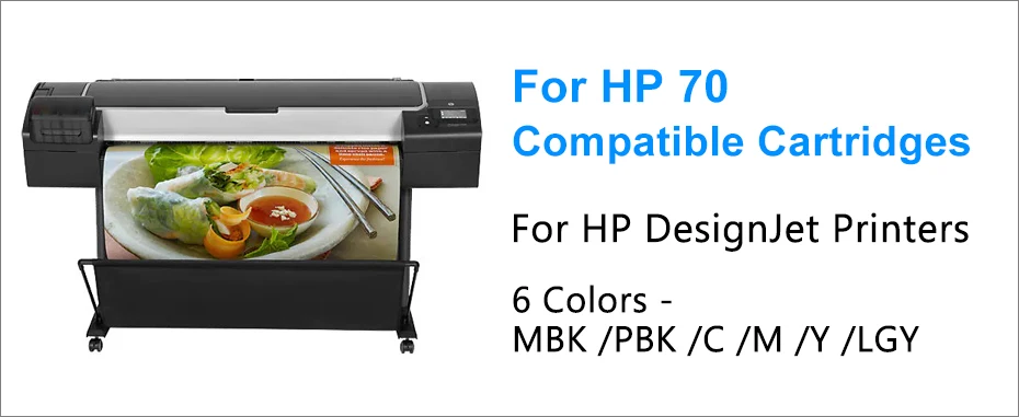 For HP 70 HP70 Compatible Ink Cartridge 