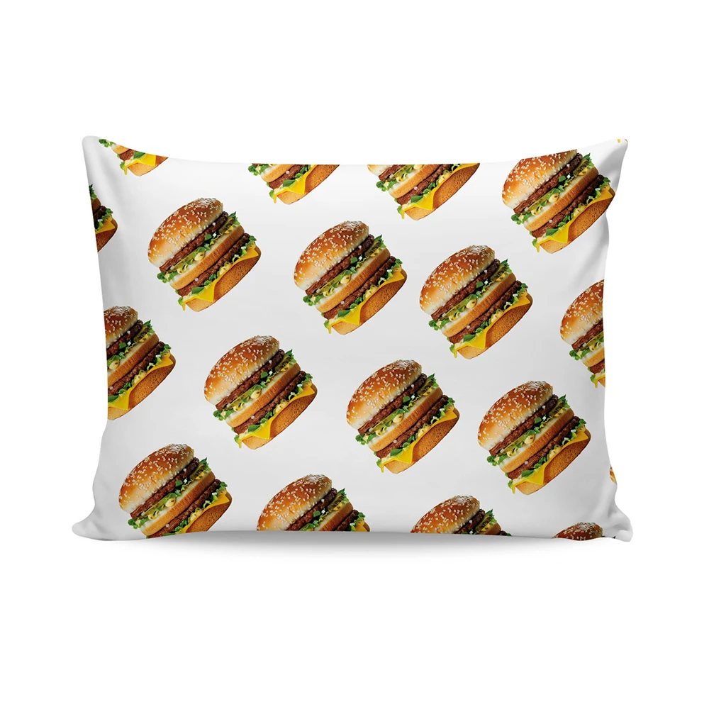 

Большой Mac/Cinnabon, рулон корицы, 3d наволочка для подушки с принтом, Полиэстеровая декоративная наволочка для подушки, наволочка для диванной подушки