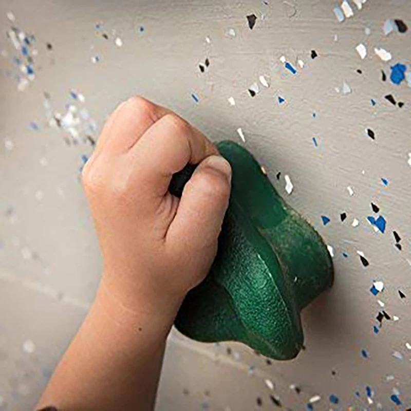 6PC Climbing Frame Kids Rock Climbing Wall Stones Hand Feet Holds Grip Hardware Kits Chidren Outdoor Climbing Accessories Sports