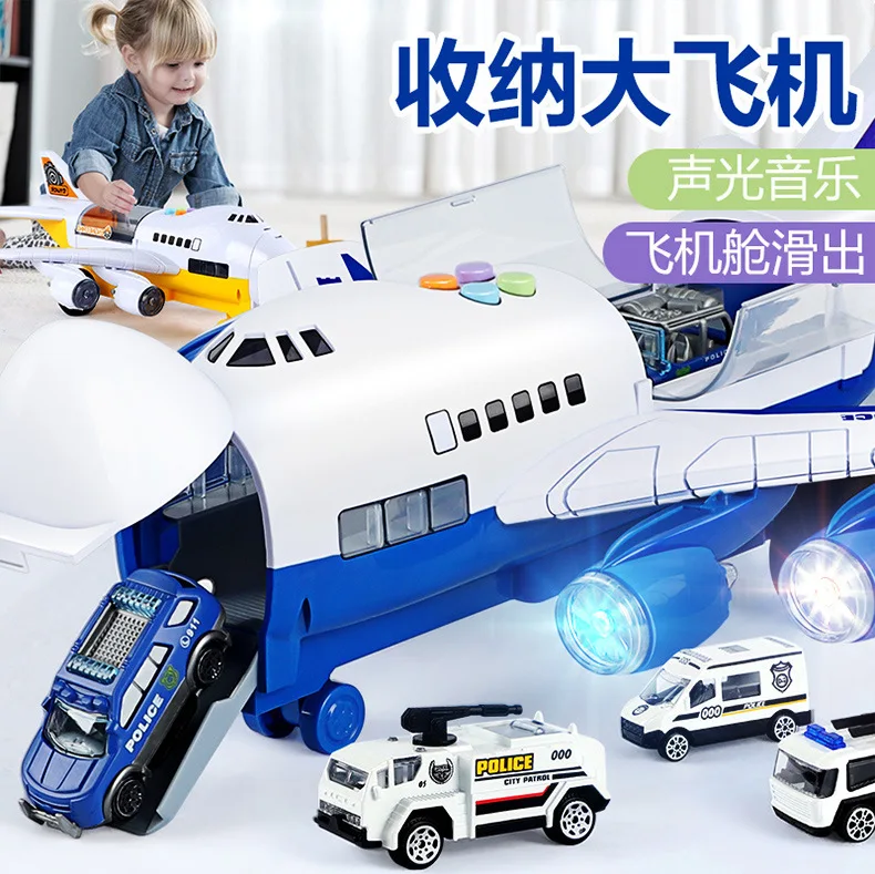 

Kids Toys Simulation Track Inertia Airplane Music Stroy Light Plane Diecasts & Toy Vehicles Passenger Plane Toy Car Boys Toys