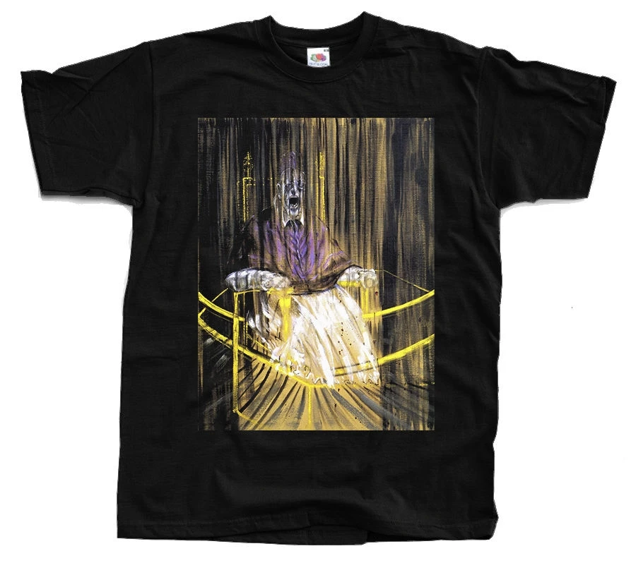 

Painter Francis Bacon The Screaming Pope Art 1953 T Shirt Black S 5Xl