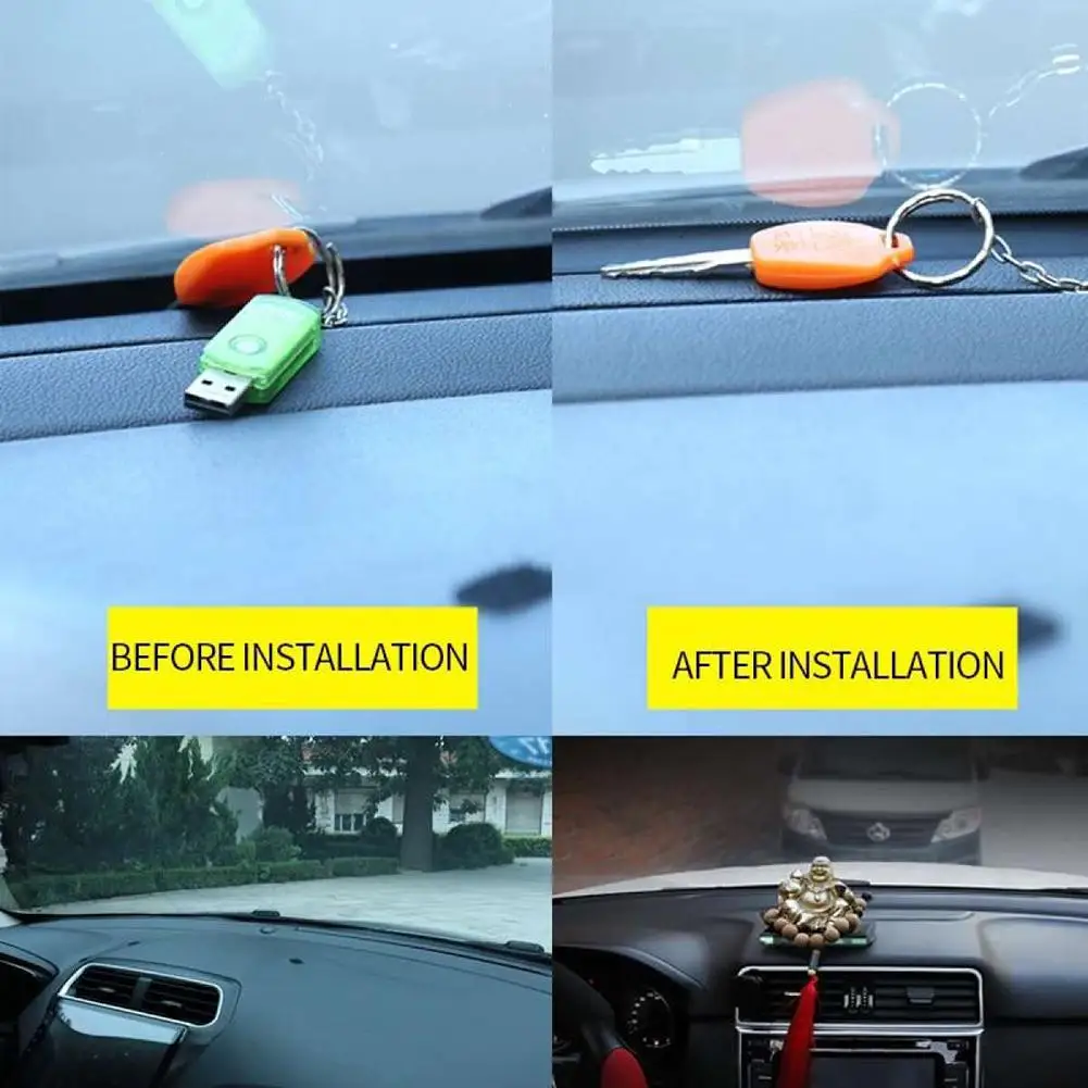 Автомобильные наклейки резиновая приборная панель уплотнительные полосы, аксессуары для интерьера, для Mazda Ford Toyota BMW Audi