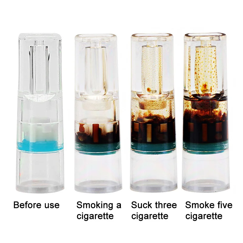 100 шт одноразовый фильтр для табачных сигарет для курения, снижающий фильтрацию дегтя, чистящий держатель DAG-ship