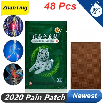 

48 Pcs / 6 Bags Vietnam White Tiger Balm Pain Relief Plaster Meridians Rheumatoid Arthritis Lumbar Spondylosis Pain Relieving