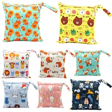 Небольшая влажная сумка Asenappy, сумка на молнии с одним карманом, в наличии, тканевая сумка для подгузников, водонепроницаемая сумка для подгузников 28*30 см Небольшая влажная сумка Asenappy, сумка на молнии с одним карманом, в наличии, тканевая сумка для подгузников, водонепроницаемая сумка для подгузников 28*30 см