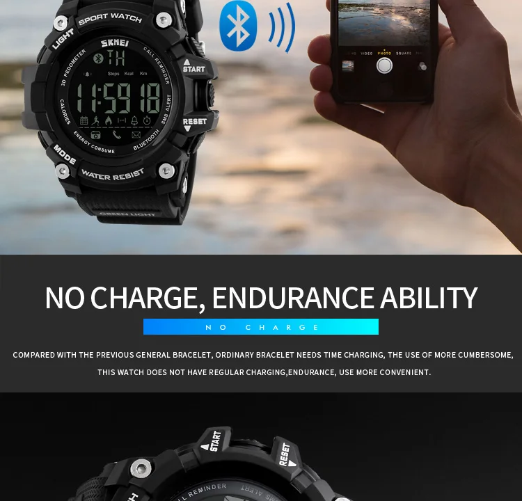 SKMEI Waterproof Men Watches Luxury Brand Fashion Military Digital Outdoor Sports Watch LED Electronic Clock relogio masculino