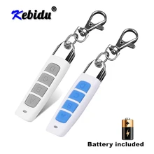 Kebidu 433 МГц пульт дистанционного управления ключ с символами ABCD Для Гаражные ворота открывалка Дубликатор клонирование Код мини беспроводной пульт управления