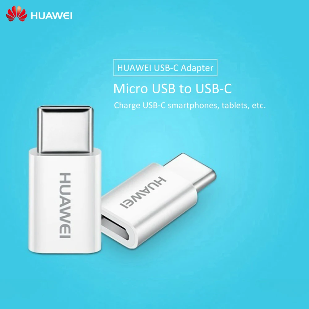 HUAWEI type-C адаптер AP52 компактный портативный Micro USB для USB-C адаптер поддерживает OTG