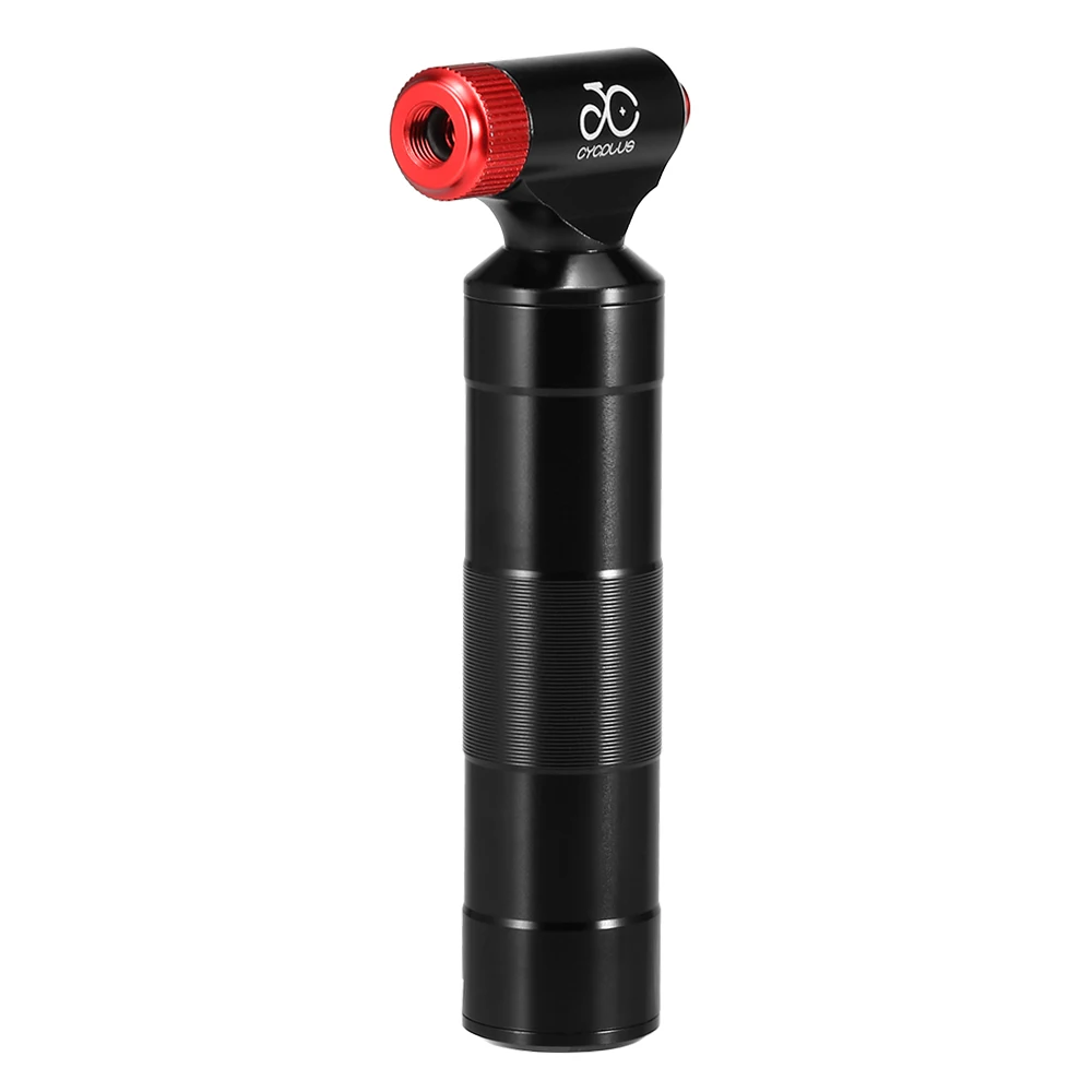 

Bike CO2 Inflator Quick Easy Tire Pump Presta Schrader Valve Compatible Emergency Inflator No Cartridge Included