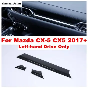 

Dashboard Central Control Console Air Conditioning Panel Molding Cover Kit Trim 3 Pcs For Mazda CX-5 CX5 2017 - 2020 Decoration