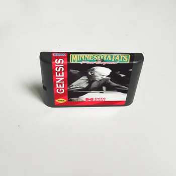 

Minnesota Fats - Pool Legend - 16 Bit MD Game Card for Sega Megadrive Genesis Video Game Console Cartridge