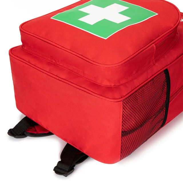 Red Emergency Bag First Aid Backpack Empty Medical First Aid Bag Treatment Trauma Bag for