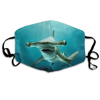 

Face Mask Shark Photo Cool Cycling Half Face Earloop Dust Mask For Men